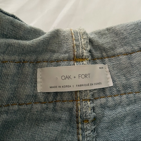 OAK +FORT Denim Short - Picture 5 of 6